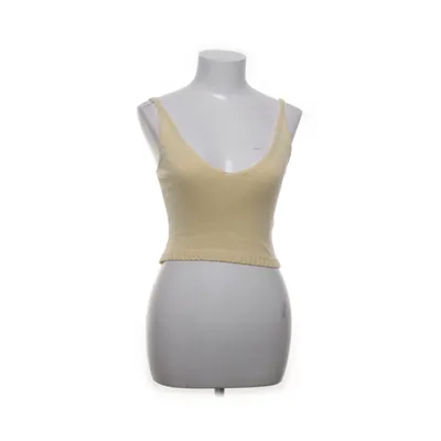 Crop top (Gul) fra Gina Tricot Akryl, Bomuld, Polyamid