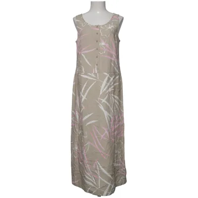 Robe longue (Beige, Rose, Blanc) de Godske Coton, Lin, Viscose