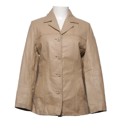 Leren blazer (Beige) van Auluna Leather Company Leer