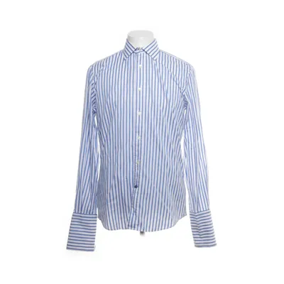 Shirt (Blue, White) from Emidio Tucci Cotton