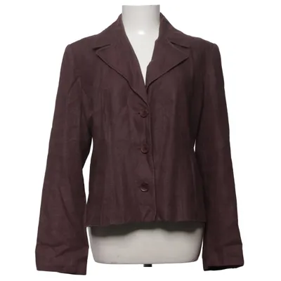 Blazer (Brown) from Haust Acetate, Linen