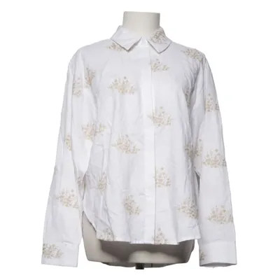 Shirt (Wit, Beige) van MSCH Copenhagen Linnen, Viscose