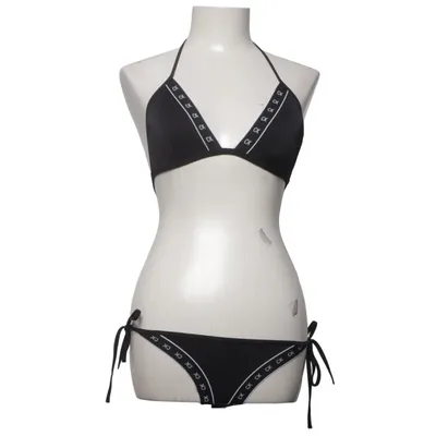 Bikini (Noir, Blanc) de Calvin Klein Swimwear Élasthane, Polyamide