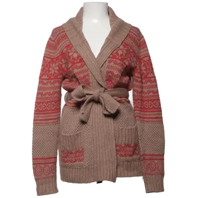 Cardigan (Beige, Rouge) de Kookaï Acrylique, Laine d'alpaga, Laine de mouton