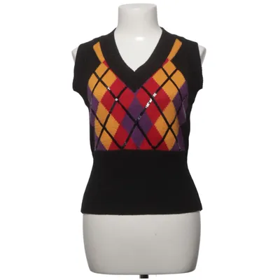 Pull sans manches (Noir, Multicolore) de Jennifer Taylor Acrylique, Laine