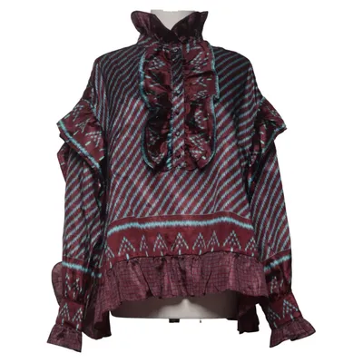 Bluse (Lilla, Turkis, Flerfarvet) fra Joseph CPH Genanvendt polyester