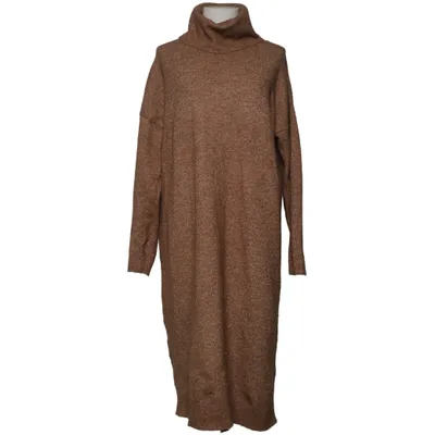 Robe à col roulé (Marron) de VILA Acrylique, Élasthane, Polyester recyclé