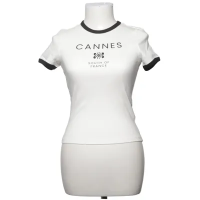 T-shirt (Wit, Zwart) van Divided by H&M Katoen