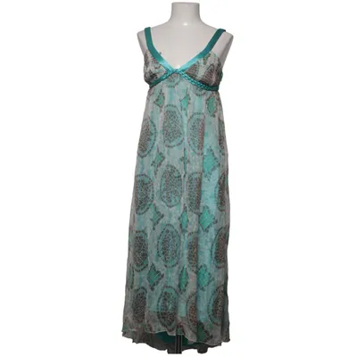 Robe longue (Bleu, Multicolore) de Laundry by Shelli Segal Polyester, Soie