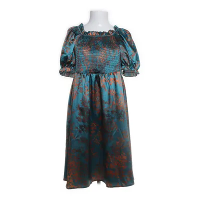 Jurk (Turquoise, Oranje, Meerkleurig) van Shein Curve Polyester