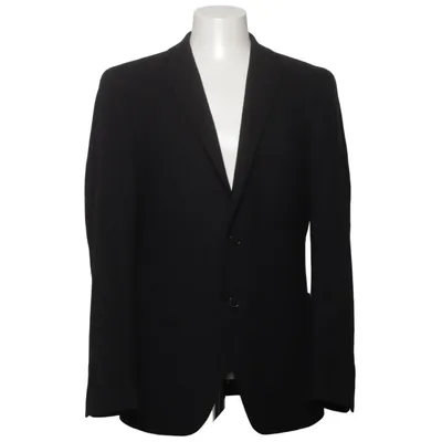 Blazer (Black) from Emilio Adani Cotton, Polyamide, Polyester, Wool
