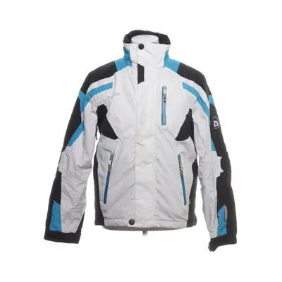 Jacket (White, Multicolored) from Benger Sportwear Nylon, Polyester
