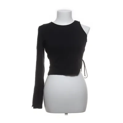 Crop top (Noir) de Angelica Blick x NA-KD Élasthane, Polyamide, Viscose