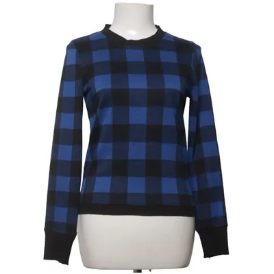 Pull-over (Bleu, Noir) de Oodji Élasthane, Polyester, Viscose