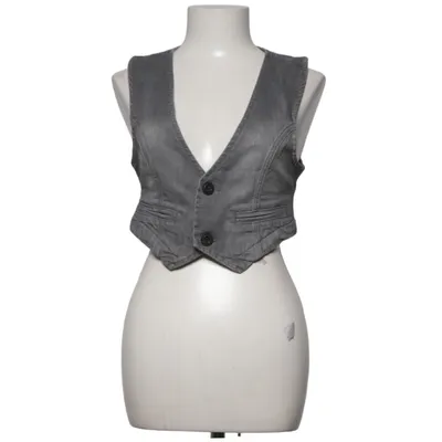 Denim vest (Gray) from Blendshe Cotton, Elastane