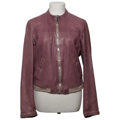 Läderjacka (Bomber ) från Grifoni Bomull, Skinn, Polyester, Viskos