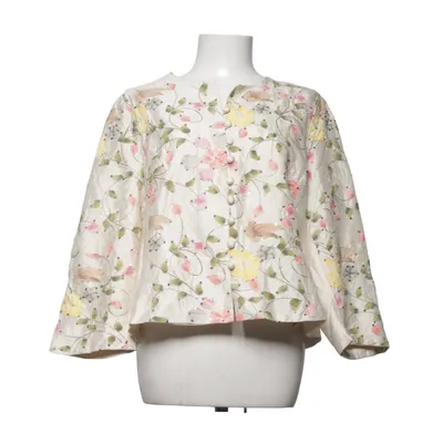 Blazer (Beige, Multicolored) from Kriss Acetate, Silk