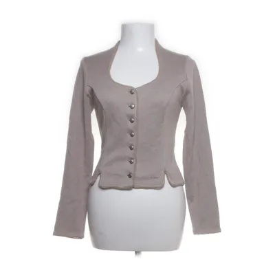 Cardigan (Beige) from Edel Heiss Acrylic, Cotton, Polyester