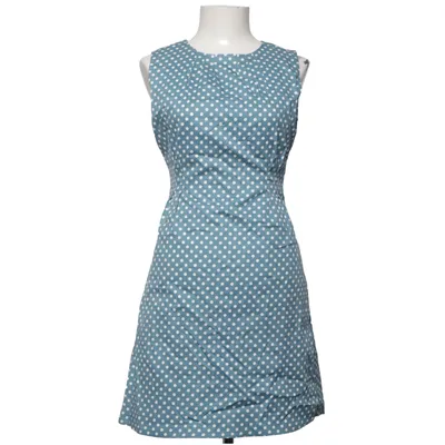 Dress (Blue, White) from POP England Cotton, Elastane, Polyester