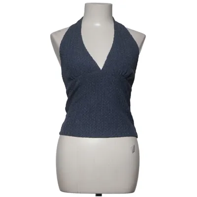 Halter neck top (Blue) from Pull & Bear Polyester