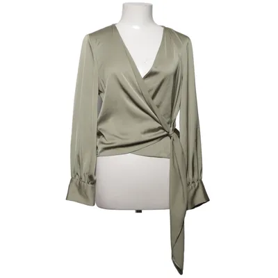 Wrap blouse (Green) from Zara Polyester