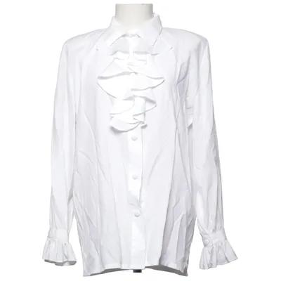 Blouse (Wit) van Savann Polyester, Viscose