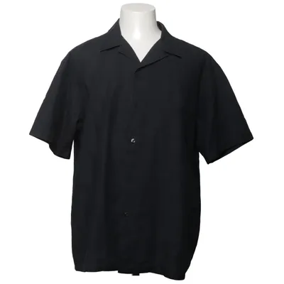 Korte mouwen shirt (Zwart) Hennep, Polyester