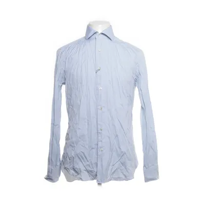 Shirt (Blauw) van Barba Napoli Katoen