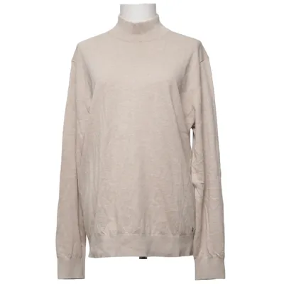 Pul à col roulé (Beige) de Lagency Coton, Polyamide, Soie