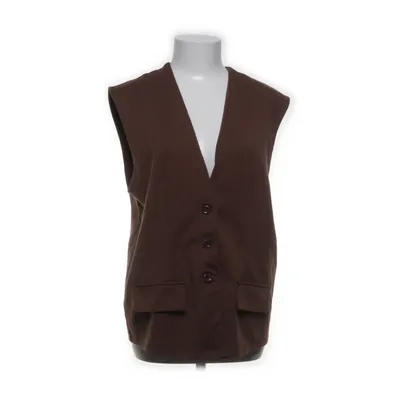 Vest (Brun) fra Mango Elastan, Polyester, Viscose