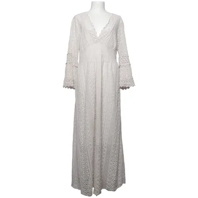 Robe longue (Beige) de Sarah Coton, Polyamide