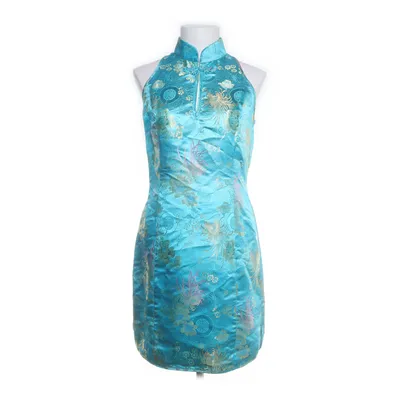 Cheongsam (Blauw, Meerkleurig) van Hallhuber Viscose