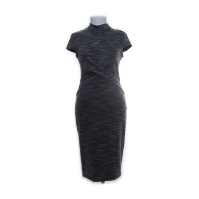 Klänning (Grå, Vit) från Miss Selfridge Elastan, Polyester