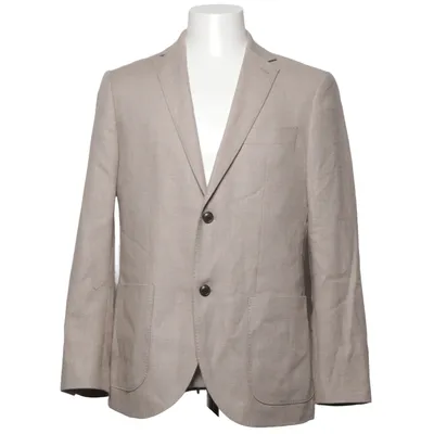 Kavaj (Beige) från Riley Linne, Polyester, Silke, Viskos, Ull
