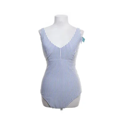 Badpak (Wit, Blauw) van XLNT by KappAhl Elastaan, Polyamide, Polyester