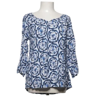 Blouse (Bleu, Blanc) de Created by Chic Polyamide, Viscose