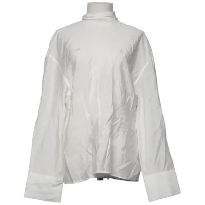 Bluse (Hvid) fra H&M Edition Lyocell, Polyester