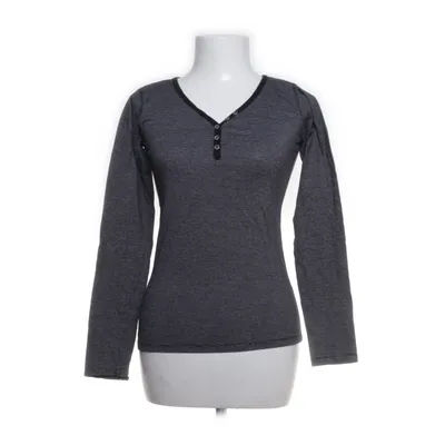 Henley shirt (Zwart, Wit) van Jean Pascale