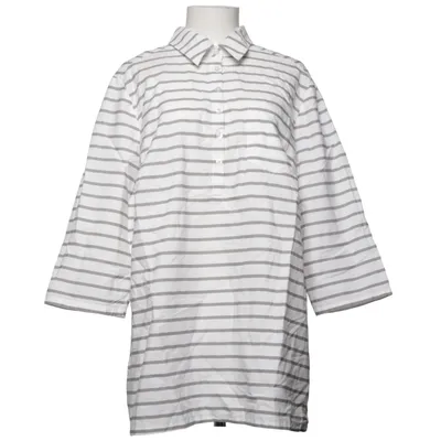 Blouse (Blanc, Gris) de Sheego Casual Coton