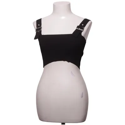 Crop top (Svart) från Topshop Polyamid, Viskos