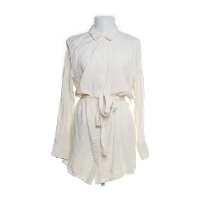 Skjortklänning (Beige) från Dilvin Basic Lyocell, Polyester, Ull, Viskos