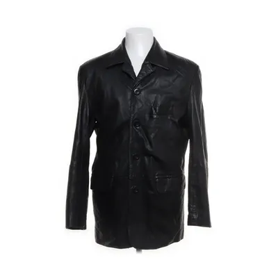 Leather blazer (Black) from Jack & Jones Leather, Polyester