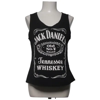 Top (Zwart) van Jack Daniels Katoen