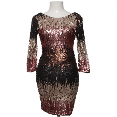 Cocktailjurk (Zwart, Roze, Meerkleurig) van Little Mistress Polyester