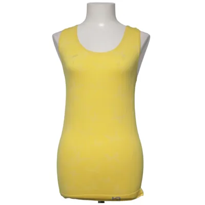 Sport tanktop (Geel) van Kari Traa Elastaan, Polyamide