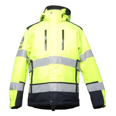 Reflecterende jas (Geel, Zwart) van Björnkläder Polyester
