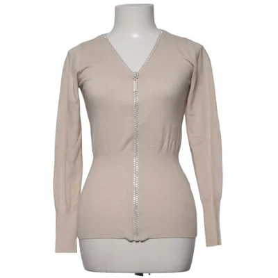 Cardigan (Beige) van Creme Fraiche Elastaan, Polyamide, Viscose