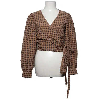Wikkelblouse (Bruin) van Moves Polyester, Viscose