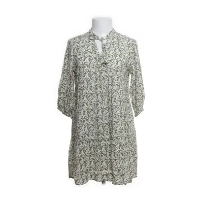 Klänning (Vit, Grön) från Living Crafts Viskos