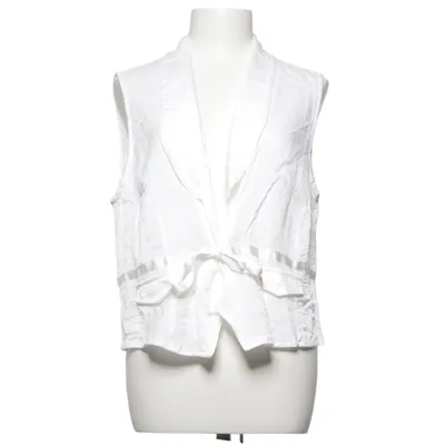 Vest (Hvid) fra Qneel Polyamid, Viscose